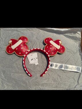 Disney Parks Mickey Mouse Sugar Cookie Christmas Ears Headband
